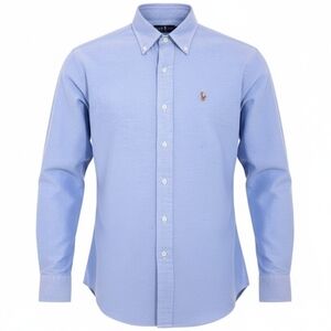 Polo Ralph Lauren Vintage 80s Oxford Button Down Dress Shirt Men's 16